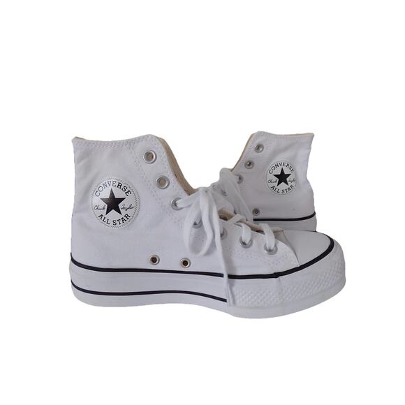 Converse All Star Chuck Taylor high top sneakers white womens size 7 - Picture 1 of 9